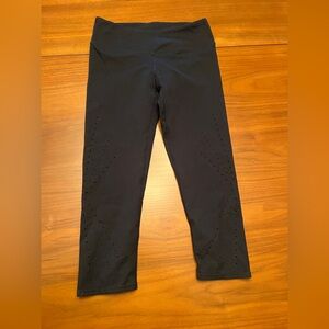 Fabletics Black Perforated Leggings